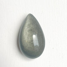 Load image into Gallery viewer, Silver Sheen Obsidian Teardrop
