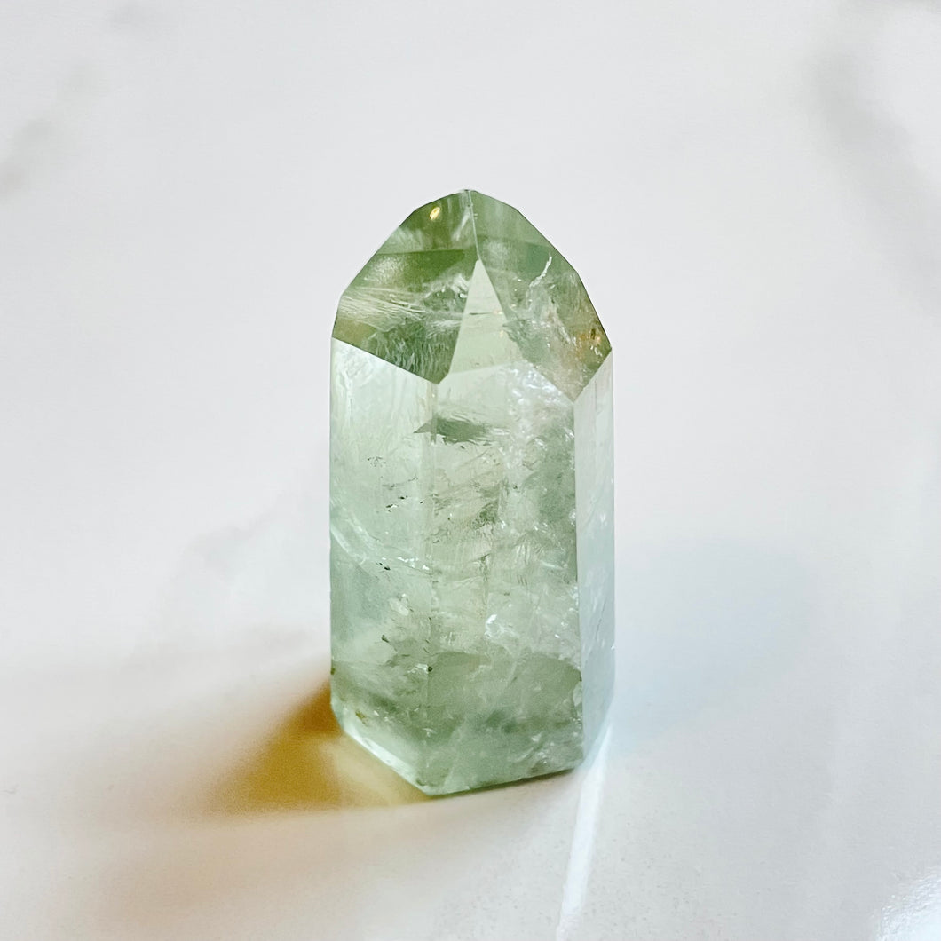 Prasiolite (Green Amethyst) Point