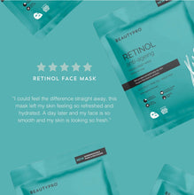 Load image into Gallery viewer, Beauty Pro - Retinol Anti-Ageing Sheet Mask - 100% Biodegradable
