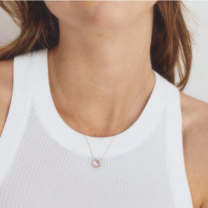 Wanderlust Life - Rose Quartz Fine Cord Necklace