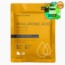 Load image into Gallery viewer, Beauty Pro - Hyaluronic Acid Hydrating Sheet Mask - 100% Biodegradable
