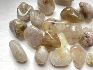 Rutilated Quartz Tumble