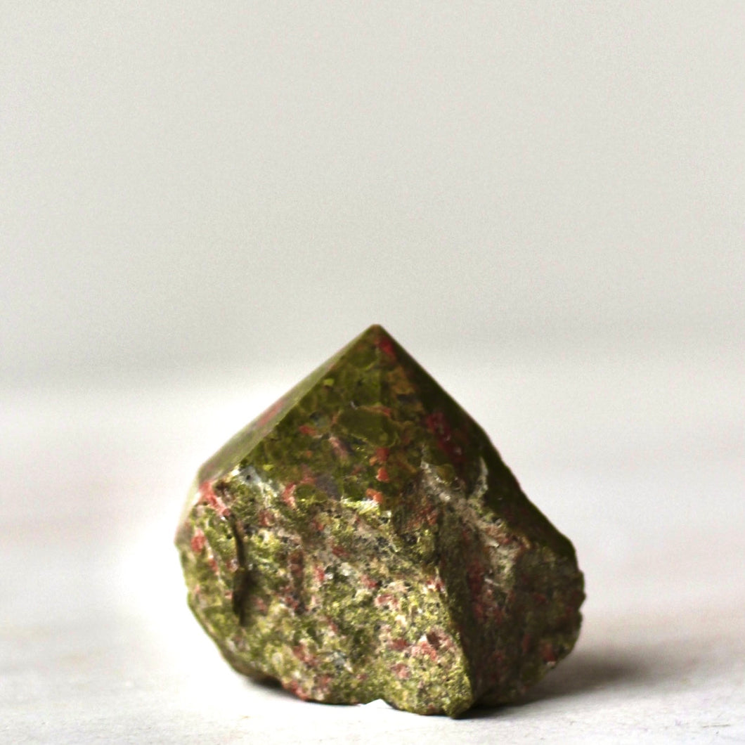 Unakite Half Polished Point