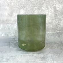 Load image into Gallery viewer, 8” C#-30 Emerald Tall crystal Tones Alchemy Singing Bowl (129034)
