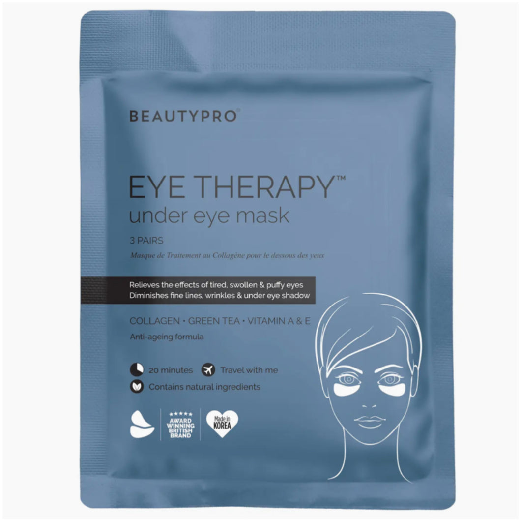 Beauty Pro - Eye Therapy Under Eye Mask - Anti-Ageing, 3 Pairs Per Pouch