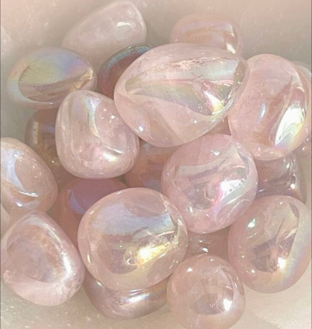 Rose Quartz Aura Tumble