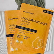 Load image into Gallery viewer, Beauty Pro - Hyaluronic Acid Hydrating Sheet Mask - 100% Biodegradable
