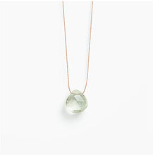 Load image into Gallery viewer, Wanderlust Life - Mint Green Amethyst Fine Cord Necklace
