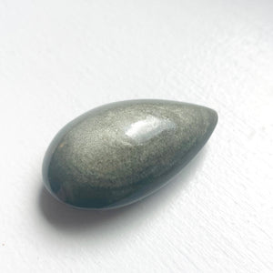 Silver Sheen Obsidian Teardrop