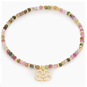 Boho Betty - Dash Tourmaline Gemstone Stretch Bracelet