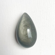 Load image into Gallery viewer, Silver Sheen Obsidian Teardrop
