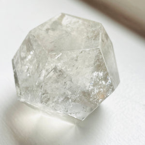 Clear Quartz Dodecahedron