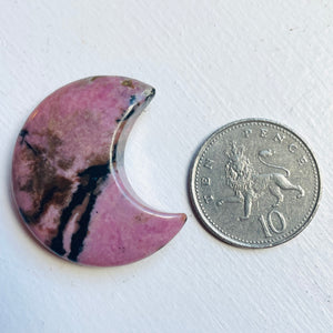 Rhodonite moon