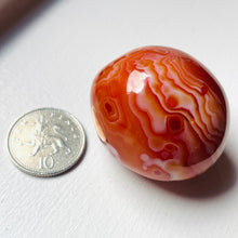 Load image into Gallery viewer, Carnelian Agate Pebble
