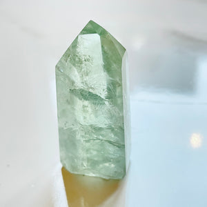 Prasiolite (Green Amethyst) Point