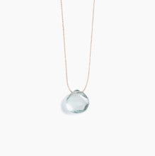 Load image into Gallery viewer, Wanderlust Life - Aquamarine Fine Cord Necklace
