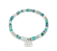 Load image into Gallery viewer, Boho Betty - Breeze Blue Gemstone Bracelet
