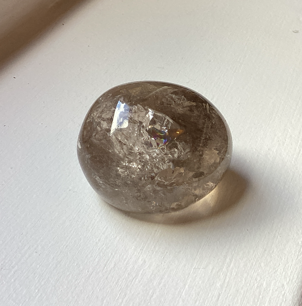 Rutilated Quartz pebble