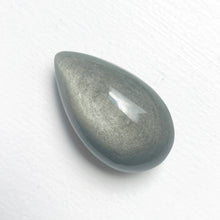 Load image into Gallery viewer, Silver Sheen Obsidian Teardrop
