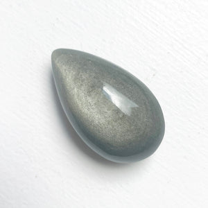 Silver Sheen Obsidian Teardrop