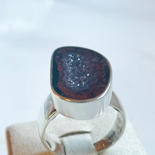 Load image into Gallery viewer, Agate Druzy Ring #2 - US 9.5
