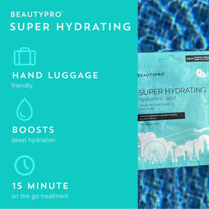 Beauty Pro - Super Hydrating Travel Sheet Mask - 100% Biodegradable