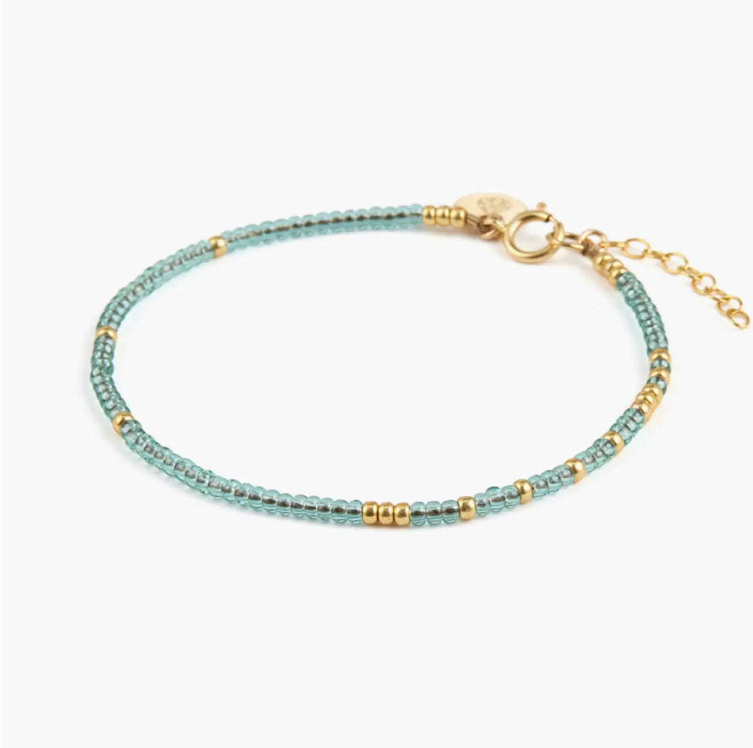 Wanderlust Life - Water Blue Beaded Bracelet