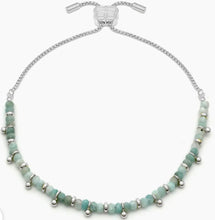 Load image into Gallery viewer, Boho Betty Amazonite silver bracelet
