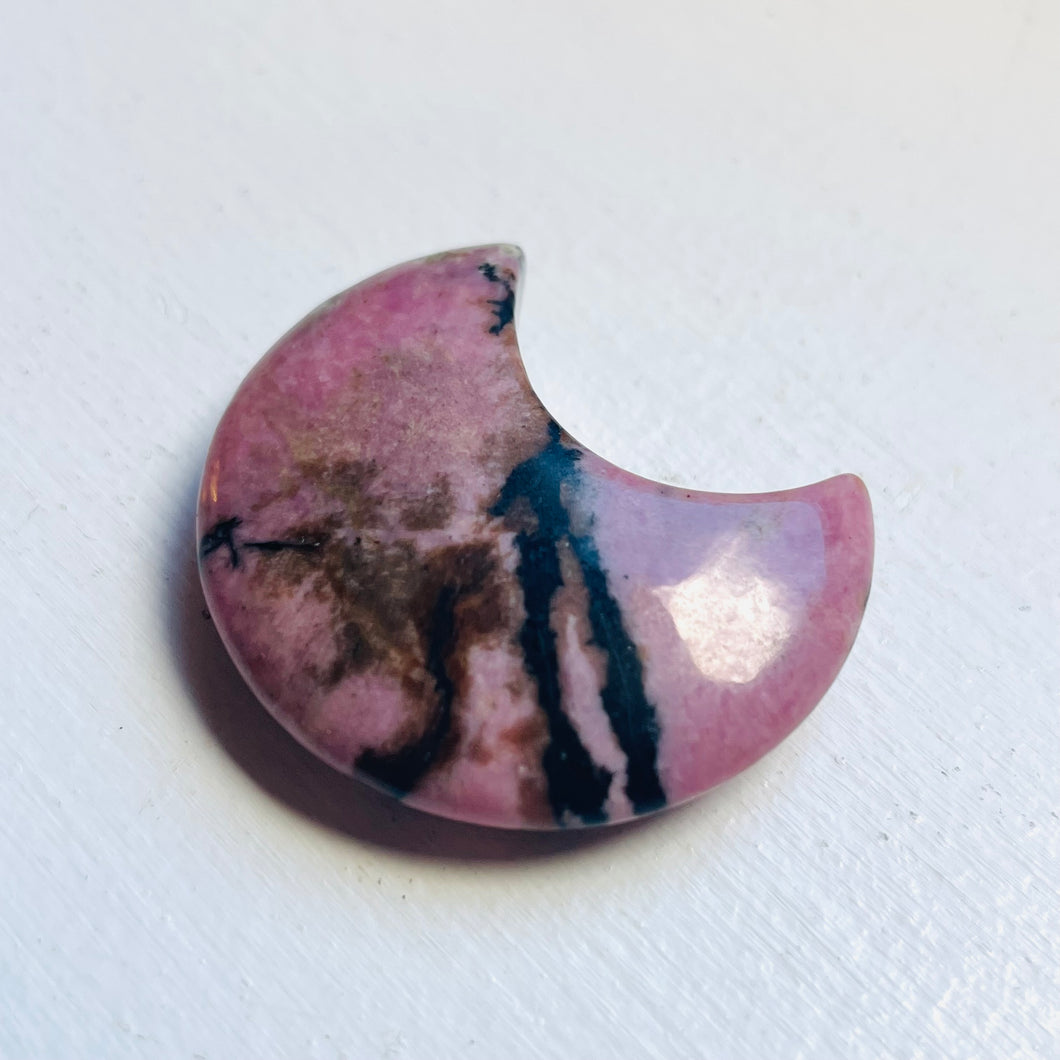 Rhodonite moon