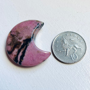 Rhodonite moon