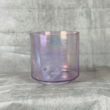 Load image into Gallery viewer, 8” C#-25 Violet Flame Aura Crystal Tones Alchemy Singing Bowl (112558) Sound Bowl
