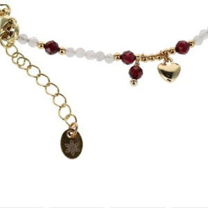 Krystal Kingdom - Moonstone & Garnet Bracelet