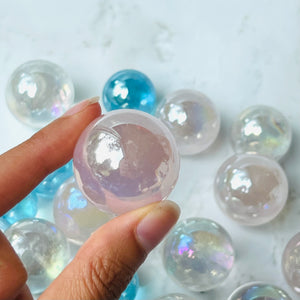 Rose Quartz Aura Sphere (medium)