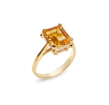 Load image into Gallery viewer, Amy Russell Taylor - CITRINE QUANTUM SOLITAIRE RING - PROSPERITY &amp; JOY
