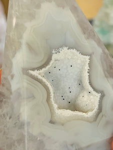 Blue Lace Agate Cluster Point Freeform