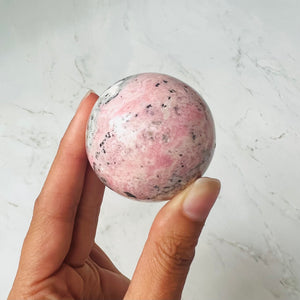 Rhodochrosite Sphere