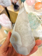 Load image into Gallery viewer, Blue Lace Agate Cluster Point Freeform
