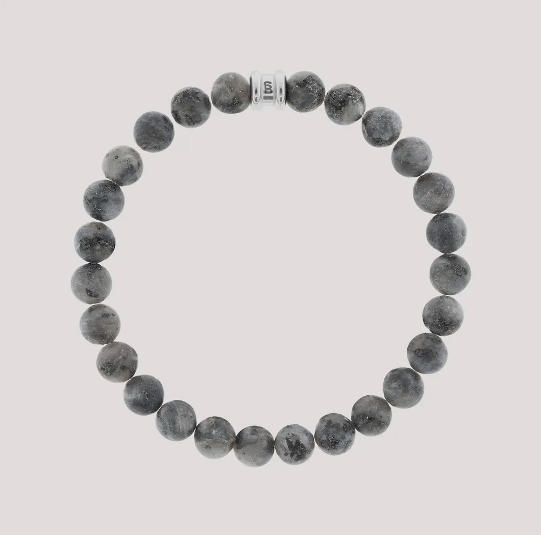 Steel & Barnett - Larvikite Men’s Bracelet (8mm)