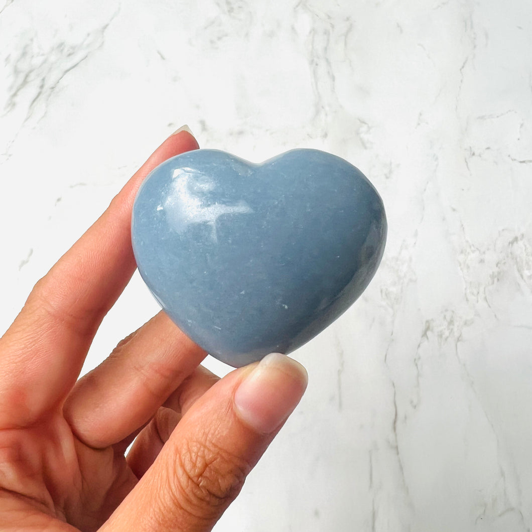 Angelite Heart