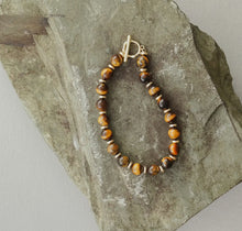 Load image into Gallery viewer, Xander Kostroma - Men’s Bracelet Tigers Eye
