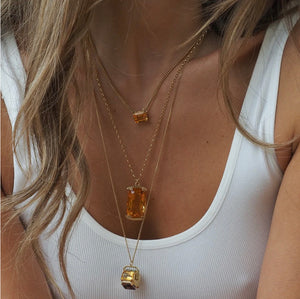 Amy Russell Taylor - CITRINE CHOKER - PROSPERITY & JOY