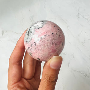 Rhodochrosite Sphere