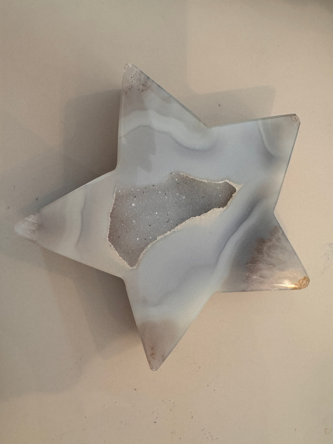 Blue Lace Agate Star