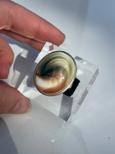 Shiva Eye Shell Ring #1 - US 7.5