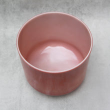 Load image into Gallery viewer, 7” G#+35 Rose Quartz Grandfather (Base) Crystal Tones Alchemy Singing Bowl (111527)
