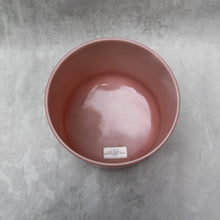 Load image into Gallery viewer, 7” G#+35 Rose Quartz Grandfather (Base) Crystal Tones Alchemy Singing Bowl (111527)
