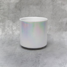 Load image into Gallery viewer, 7&quot; A#+10 Mother Of Platinum Crystal Tones Alchemy Singing Bowl (118223) SOLD
