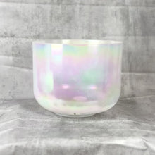 Load and play video in Gallery viewer, 10&quot; A+25 Great Salt Lake Salt, Platinum Crystal Tones Alchemy Singing Bowl (100945)
