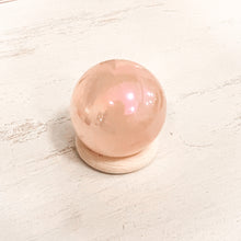 Load image into Gallery viewer, Rose Quartz Aura Sphere (medium)
