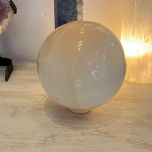 Selenite sphere XL